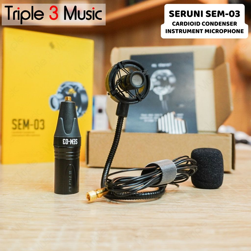 Seruni Audio SEM-03 - Cardioid Condenser Instrument Microphone