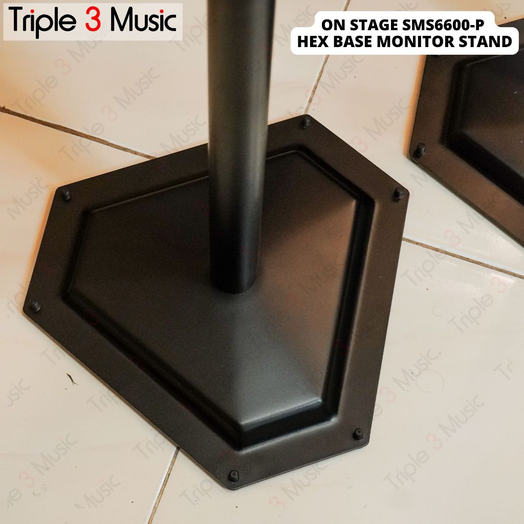 On-Stage SMS6600-P Hex-Base STAND SPEAKER MONITOR SEPASANG