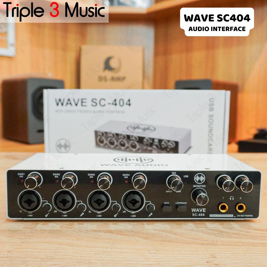 Wave SC404 SC 404 Soundcard USB interface recording soundcard sequencer OUTPUT 4ch