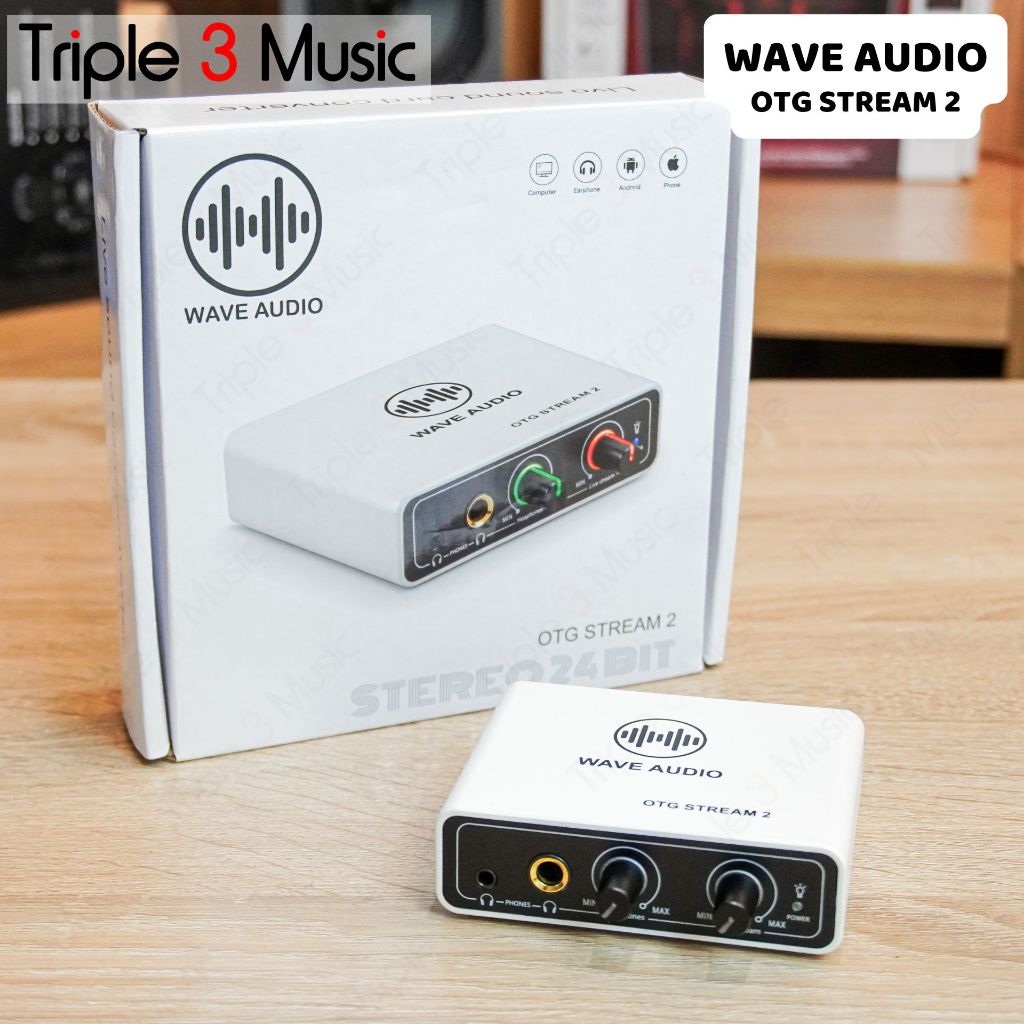 WAVE AUDIO OTG STREAM 2 – Premium Live Streaming & OTG Audio Interface