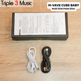 M-Vave MVAVE Cuvave Cube Baby Cubebaby Elektrik Electric Multi Efek Pedal Gitar Rechargeable Effect Guitar Original