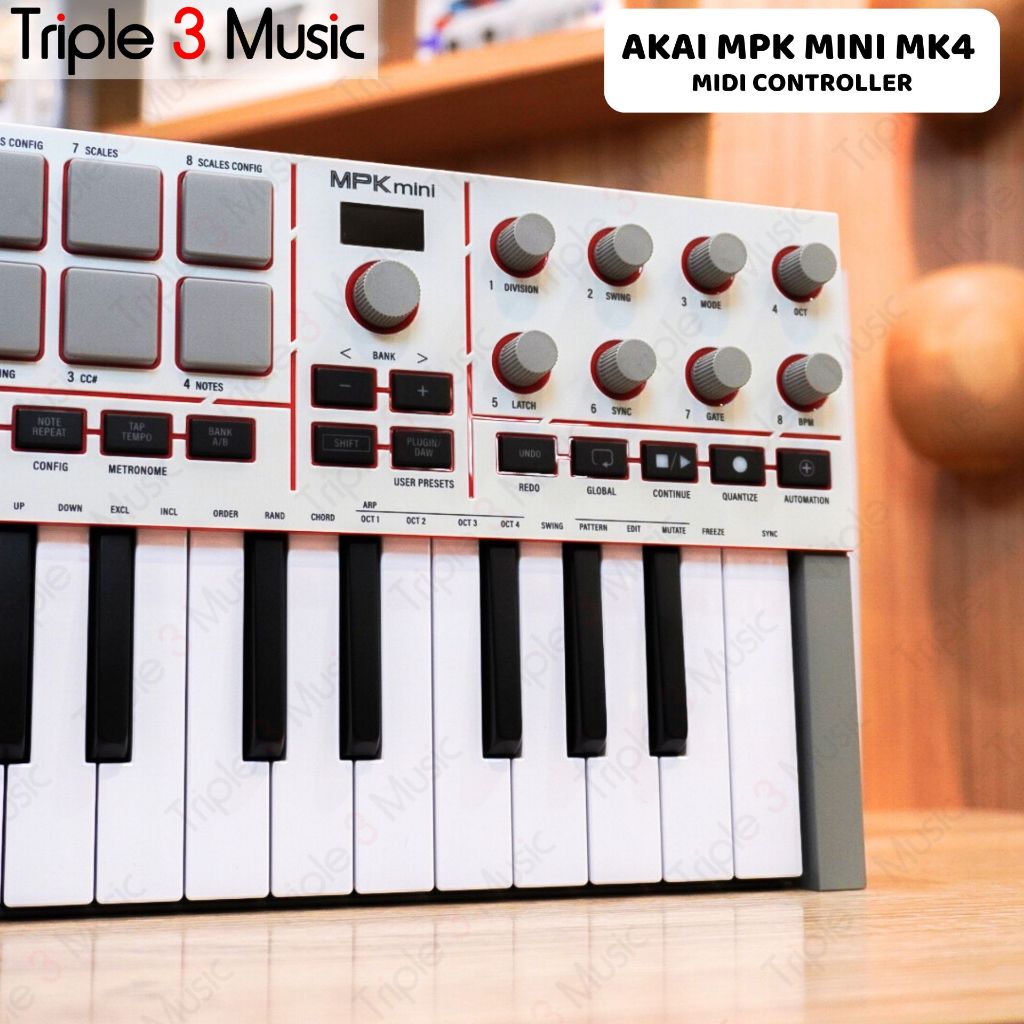 Akai MPK Mini MK4 MK IV MIDI Keyboard Controller 25 Keys MPK MINI MK4