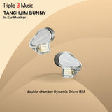 Tanchjim Bunny DMT4 Ultra Dynamic Driver Earphone In Ear Monitor With Microphone