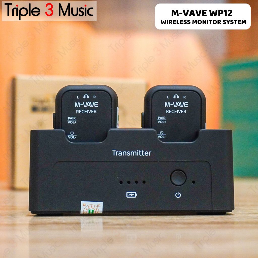 M-VAVE WP 12 WP12 SWS 12 SET TX DAN RX wireless in ear monitor iem sistem set amplifier