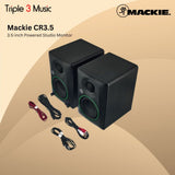 Mackie CR3.5 CR 3.5 CR-3.5 Powered Studio Monitors Speaker 3.5-inch (PAIR)