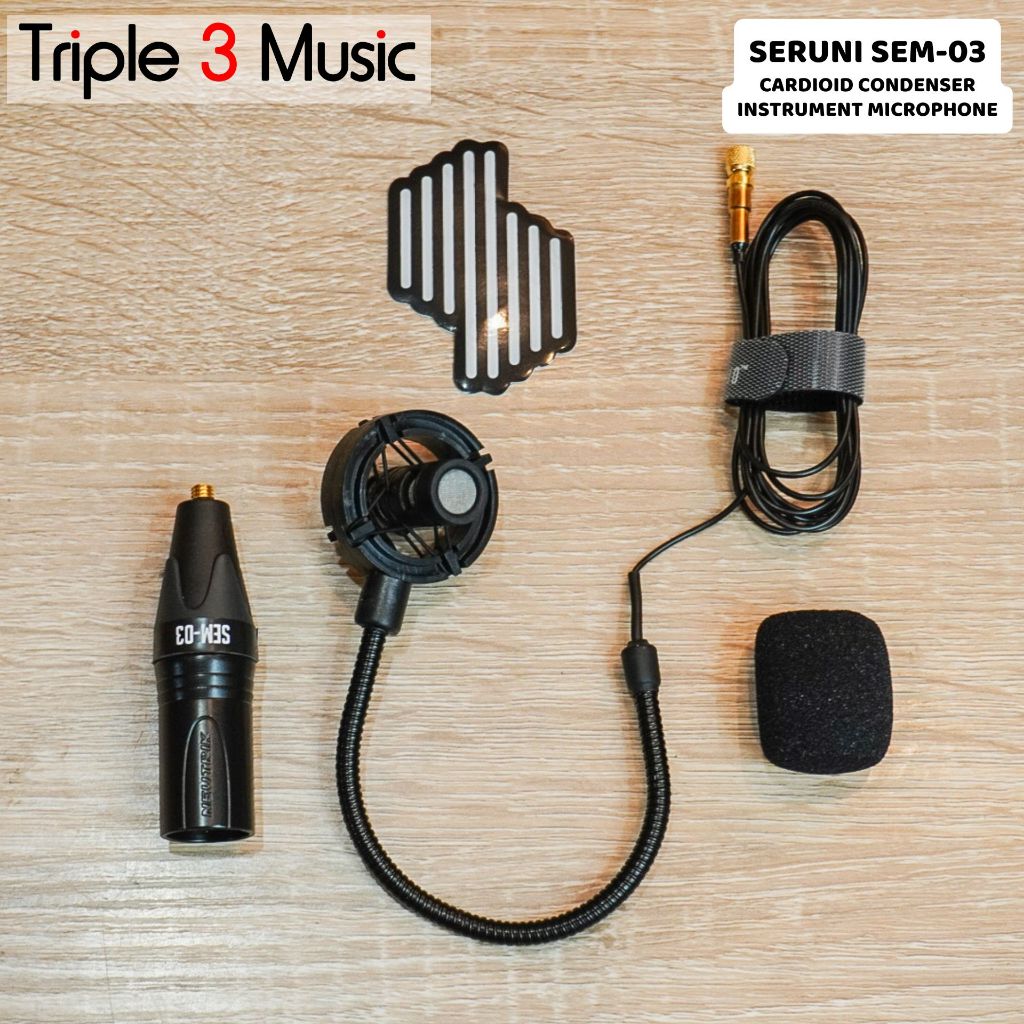 Seruni Audio SEM-03 - Cardioid Condenser Instrument Microphone