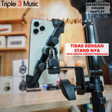 Hartley Smartphone holder jepit stand mic 5-6.5 inch