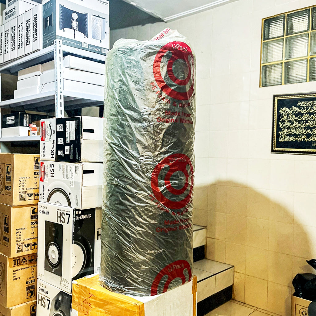 Bubble Wrap bubble pack 1 rol HITAM UPACK MERAH 3kg