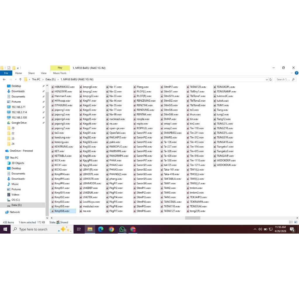 NETAC SDHC 8 GB isi sample sound akai MPX8