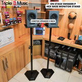 On-Stage SMS6600-P Hex-Base STAND SPEAKER MONITOR SEPASANG