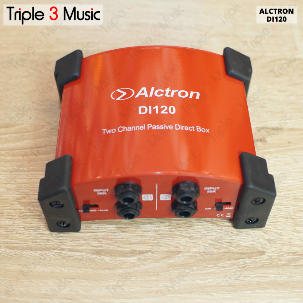 Alctron DI120 DI 120 STEREO (dual channel) DI BOX PASSIVE PASIF