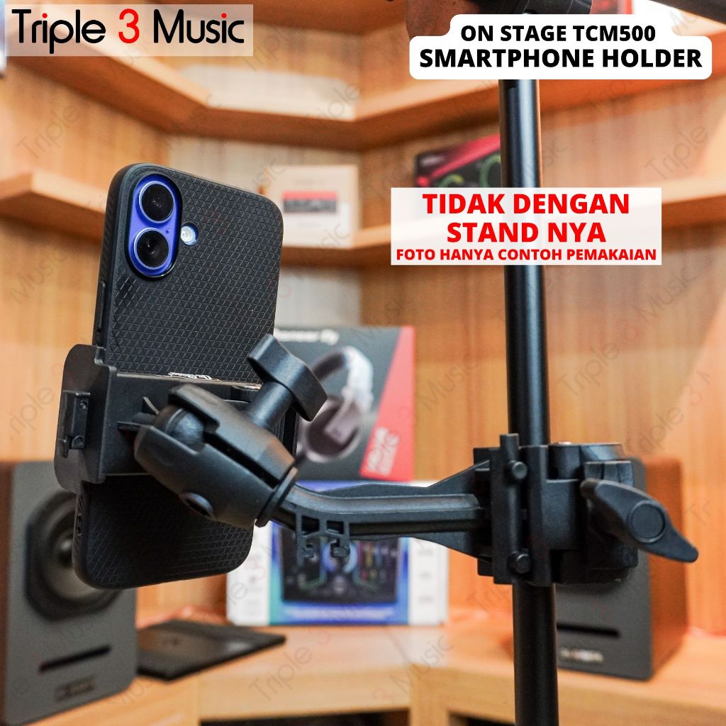 On-Stage TMP TCM500 Smartphone tab holder jepit stand mic