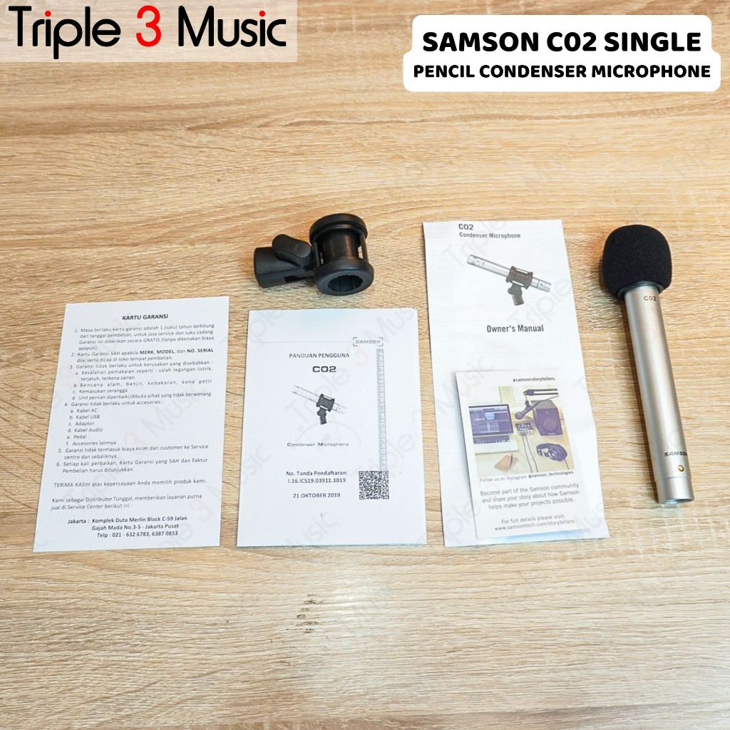 Samson C02 Pencil Condenser Microphone