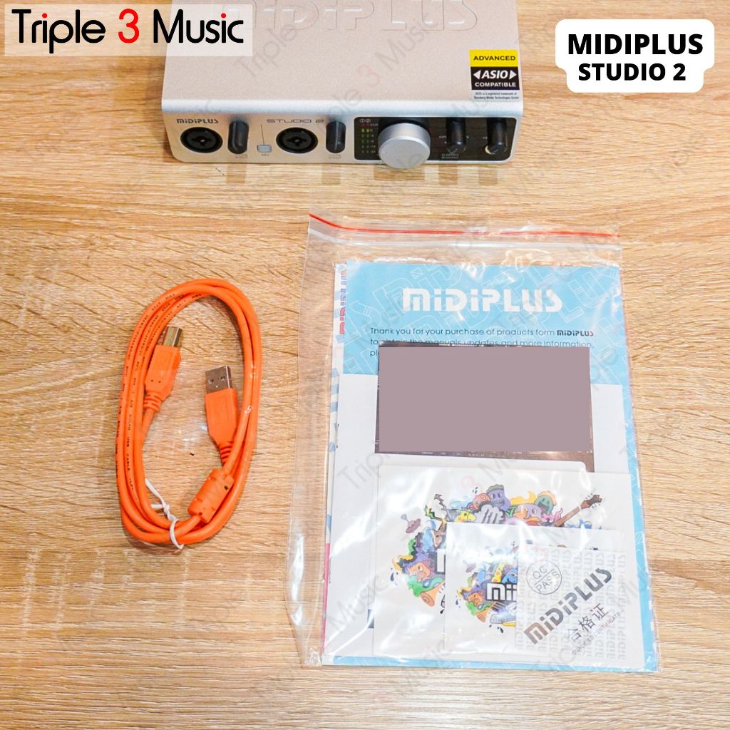 MIDIPLUS Studio 2 Pro Soundcard Recording Triple3music