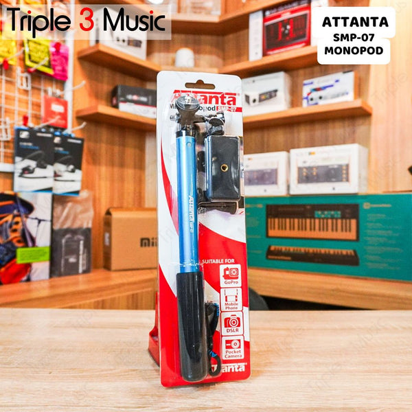 ATTANTA MINI MONOPOD / TONGSIS SMP-07 BLACK/BLUE/TITANIUM - Biru