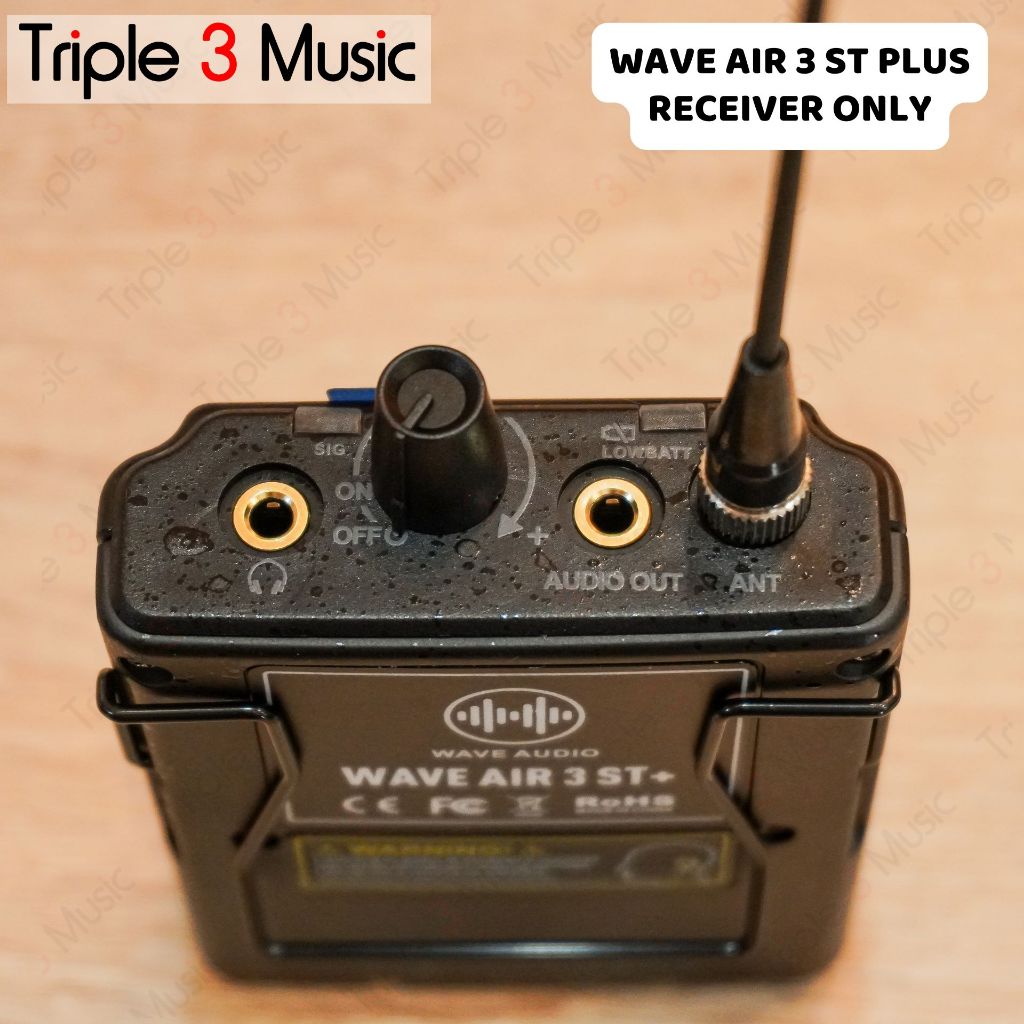 Wave Air 3 ST+ PLUS Receiver ONLY RX ONLY Wireless AMPLIFIER IEM Receiver