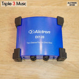 Alctron DI120 DI 120 STEREO (dual channel) DI BOX PASSIVE PASIF