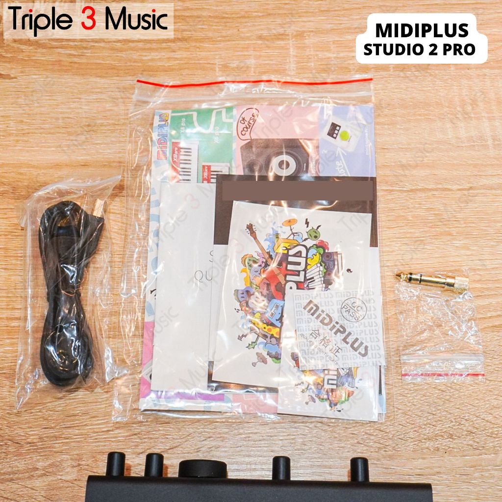 MIDIPLUS Studio 2 Pro Soundcard Recording Triple3music
