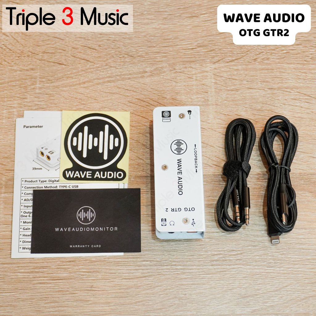 WAVE AUDIO OTG GTR 2 – 24-bit/192kHz Premium Guitar OTG Audio Interface