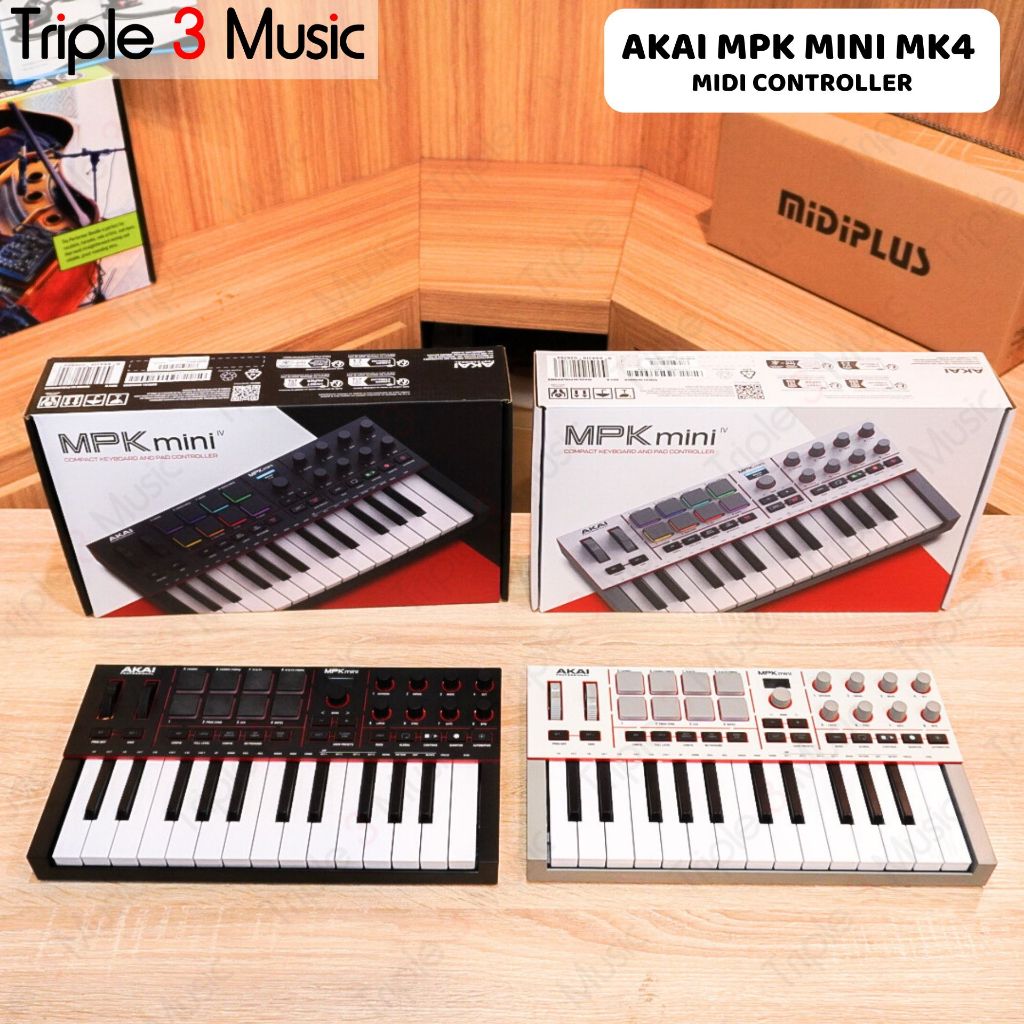 Akai MPK Mini MK4 MK IV MIDI Keyboard Controller 25 Keys MPK MINI MK4