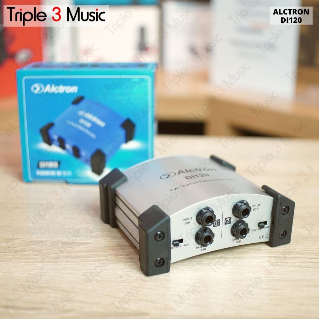Alctron DI120 DI 120 STEREO (dual channel) DI BOX PASSIVE PASIF