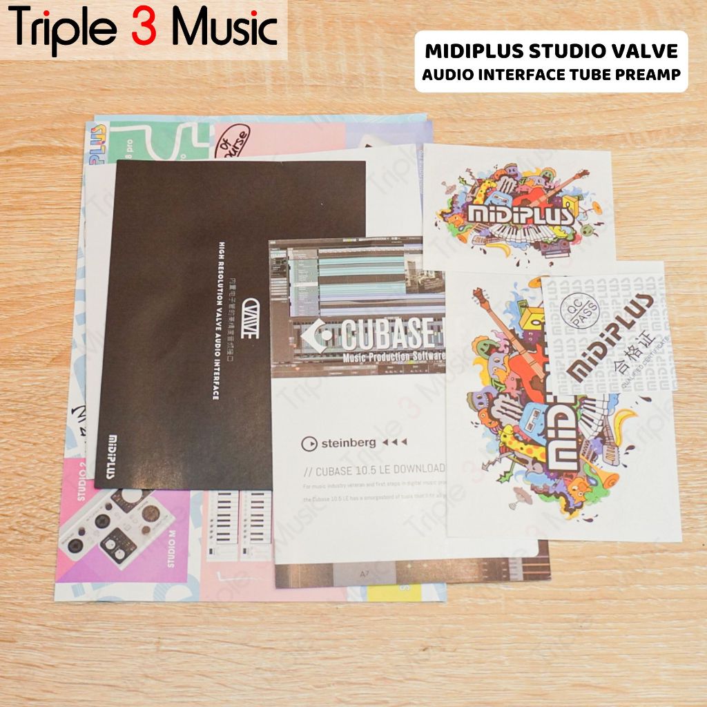 MIDIPLUS STUDIO VALVE OTG 2 in 2 out USB Soundcard recording Streaming
