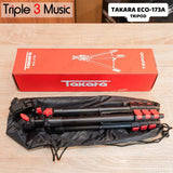 TAKARA ECO-173A Tripod untuk Kamera, Action Cam dan Handphone Aluminium Camera Holder Handphone