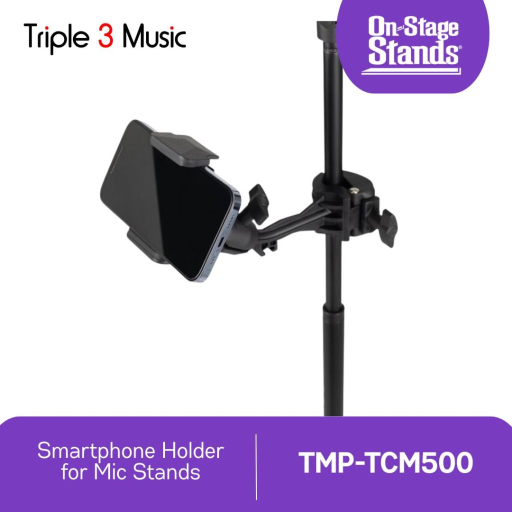 On-Stage TMP TCM500 Smartphone tab holder jepit stand mic