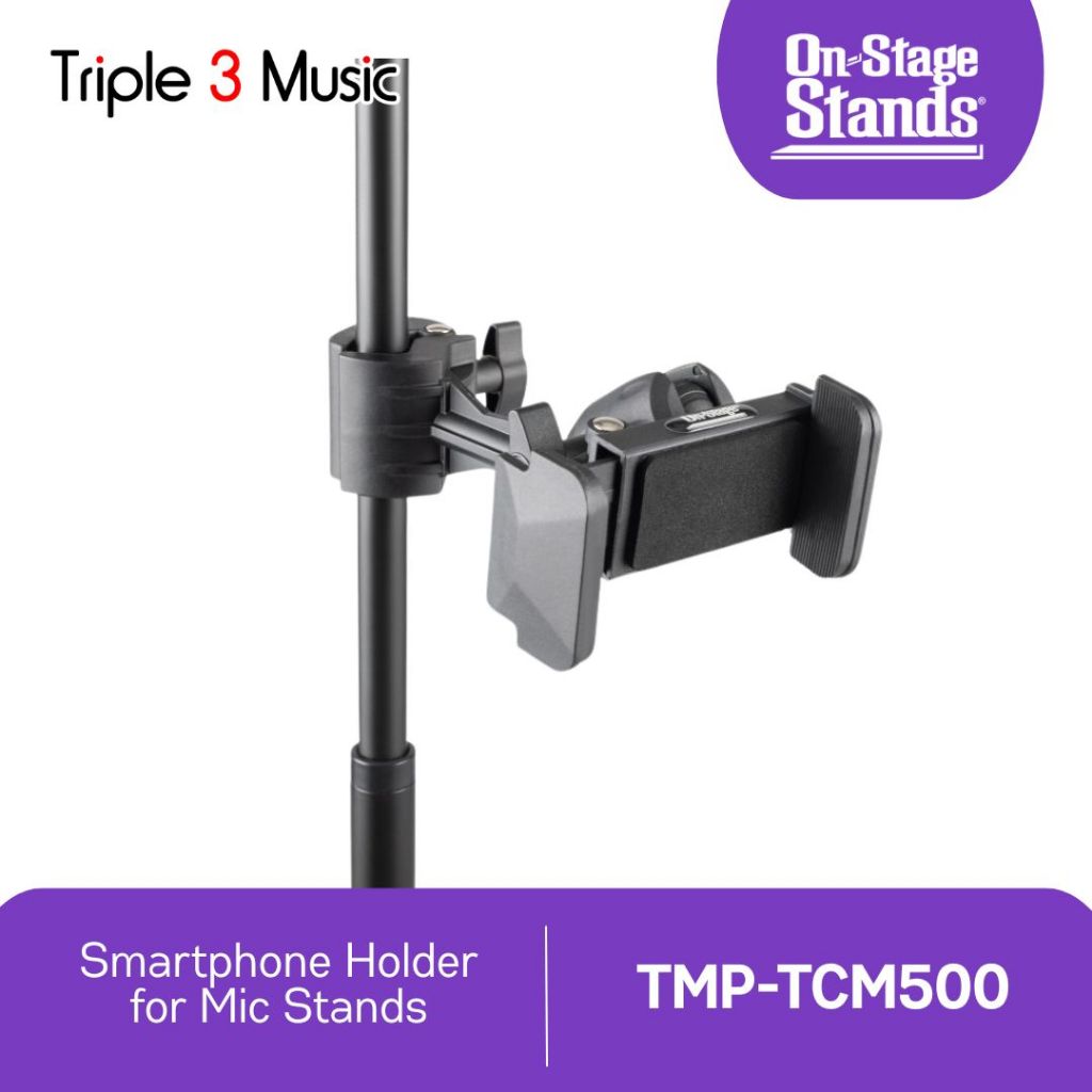 On-Stage TMP TCM500 Smartphone tab holder jepit stand mic