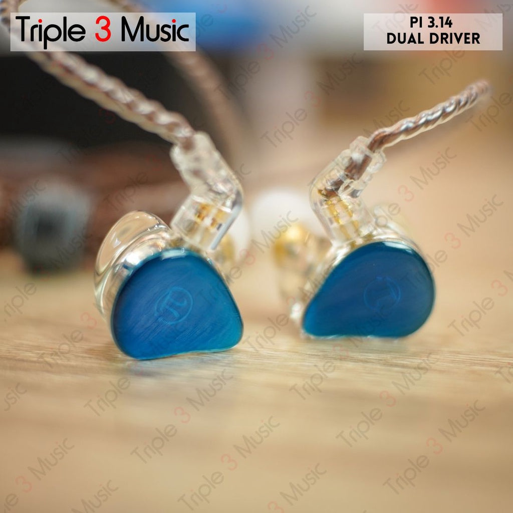 Phi Pi 3.14 audio IEM dual driver PLIISEN121 in ear monitor ORIGINAL
