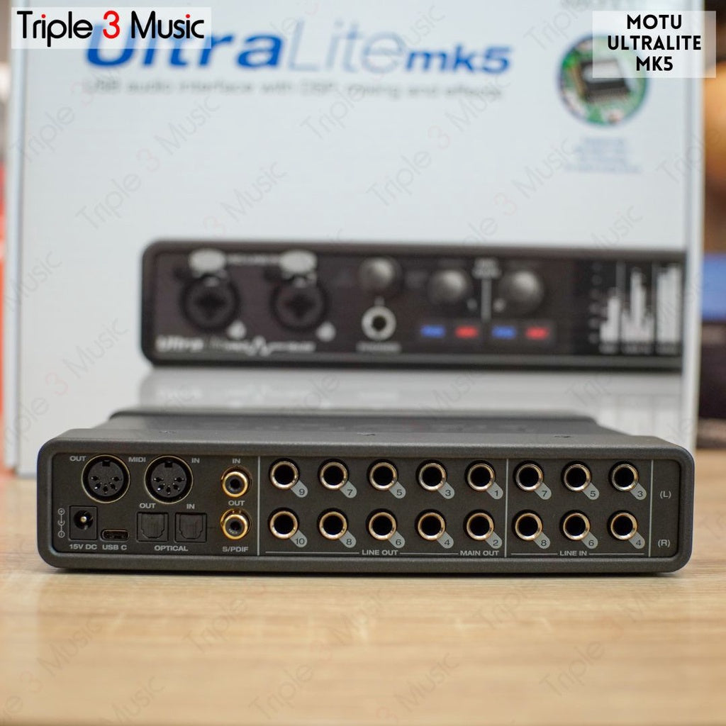 MOTU UltraLite mk5 MKV 18x22 USB Soundcard Sequencer