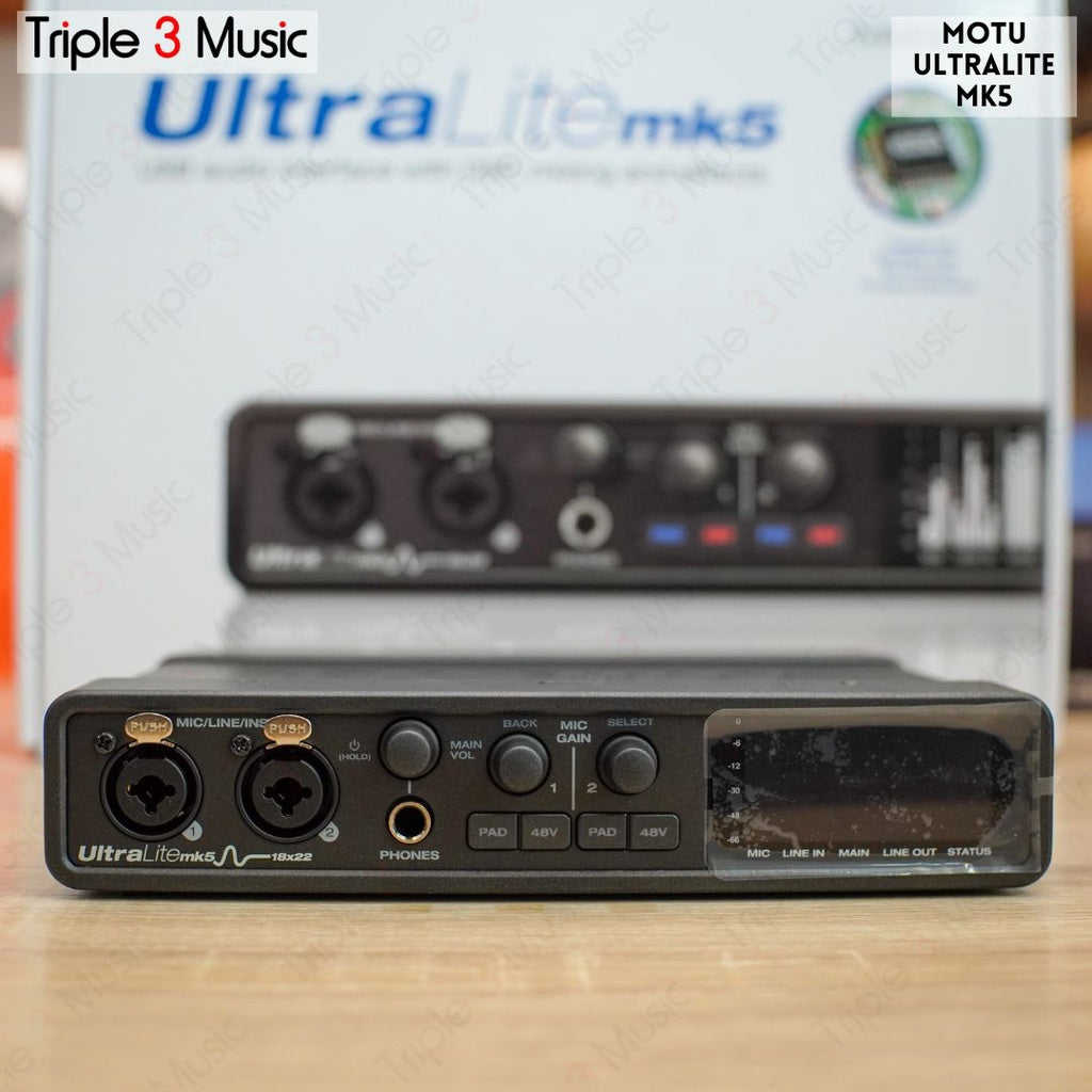 MOTU UltraLite mk5 MKV 18x22 USB Soundcard Sequencer