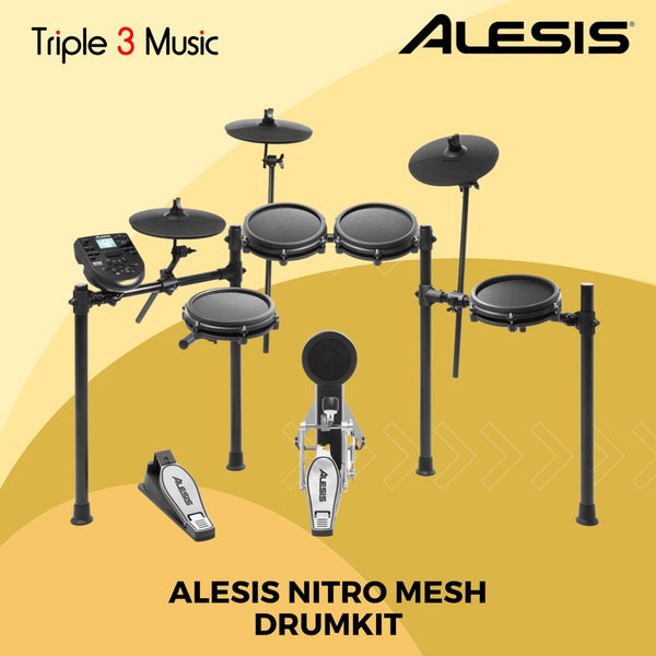 Alesis NITRO MESH KIT Electronic Drum Kit with Mesh Heads