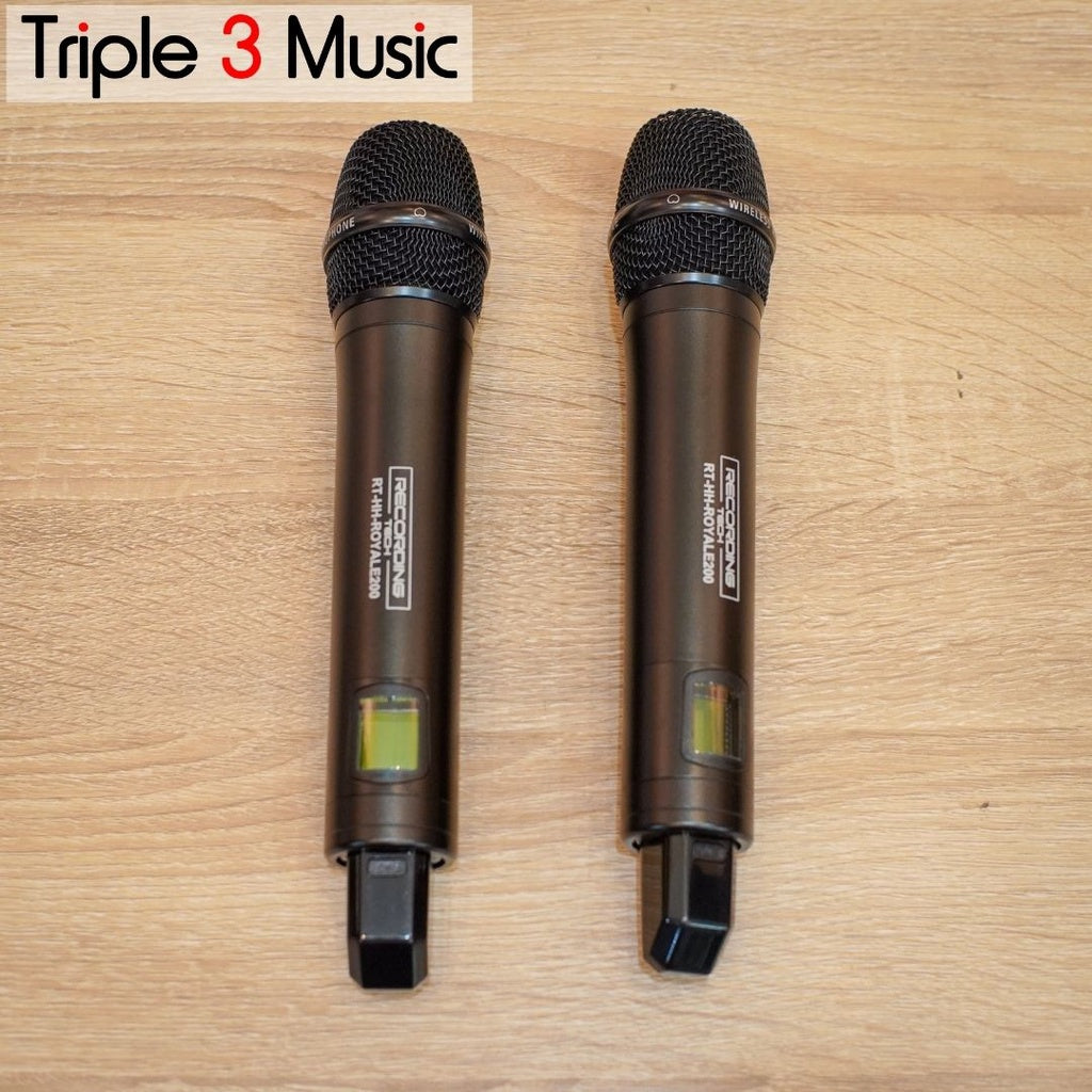 RECORDING TECH RT HH ROYALE 200 2 Mic Wireles Handheld