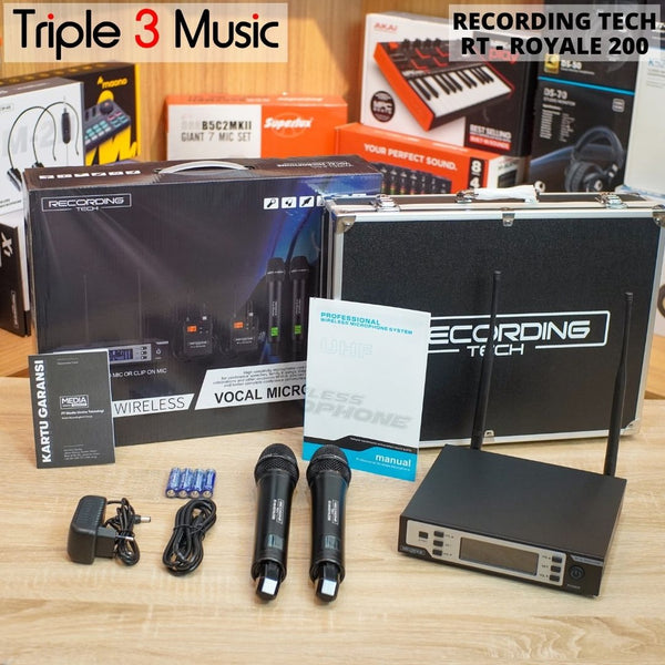 RECORDING TECH RT HH ROYALE 200 2 Mic Wireles Handheld