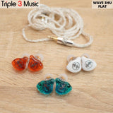 WAVE3HU wave 3HU IEM Flat Edition in ear monitor panggung triple drivr