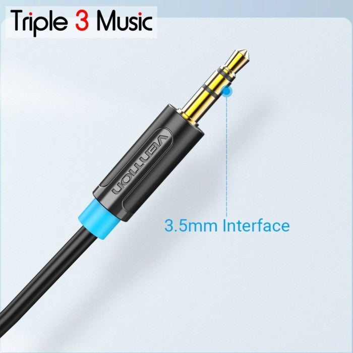 Vention BCL- 2m Kabel 2 Rca ke 3.5mm kabel komputer ke speaker