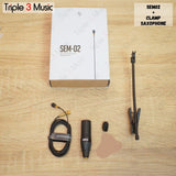 Mic saxophone wireless Seruni SEM 02 Bundle Saxophone clamp SBA01